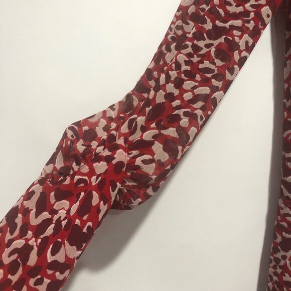 LK Bennett London DR Damiell Long Sleeve Midi Dress US 2 - Picture 5 of 9